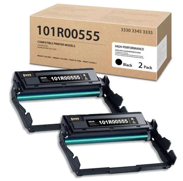 Main image of 2 Pack Phaser 3330/WorkCentre 3335/3345 - 101R00555 Drum-Cartridge Replacement for Xerox 3330 3345 3335 Printers (Yield 30K,Black)