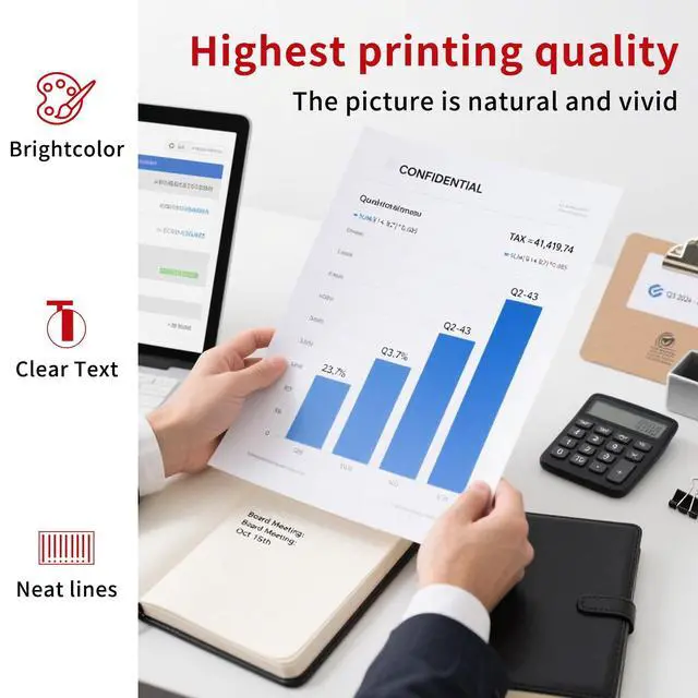 Alt view image 4 of 5 - 137 CRG137 High Yield Toner Cartridge Replacement for Canon 137 CRG-137 Compatible with Canon ImageCLASS MF210 MF230 MF232w MF240 MF242dw D570 LBP151dw Printer (Black, 4 Pack)