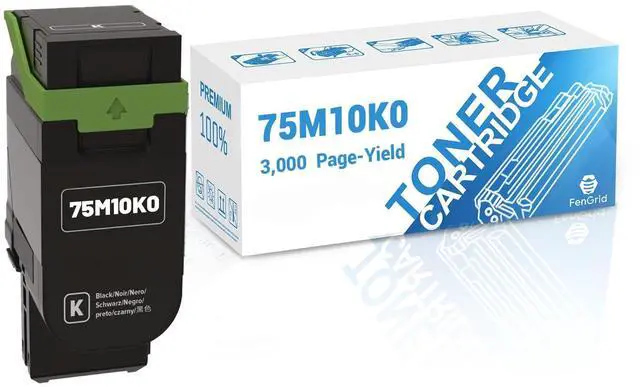 Main image of 75M10K0 Black CS531 Toner Cartridge, 3,000 Page-Yield | Compatible with Lexmark 75M10K0 CS531dw CS632dwe CX532adwe CX635adwe
