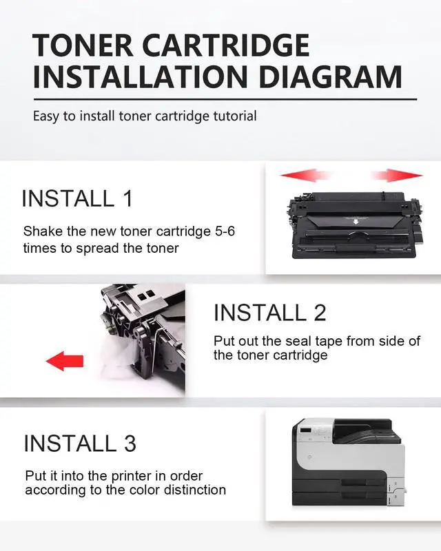 Alt view image 5 of 7 - 14X Black High Yield Toner Cartridge(1 Pack): Compatible CF214X 14X Toner Cartridge Replacement for HP 14X Enterprise 700 Printer M712dn M712n MFP M725dn M725f M725z M725z+ Printers