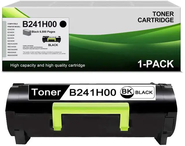 Main image of XENONK B241H00 Compatible Toner Cartridge Replacement for B2442dw B2546dn B2546dw B2650dn B2650dw MB2442adwe MB2546ade MB2546adwe MB2650ade MB2650adwe Printer Toner Cartridge (1 Pack, Black)