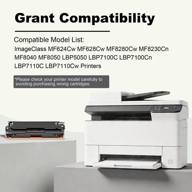 Alt view image 2 of 6 - 131 Toner Cartridge Set: 4 Pack High Yield CRG 131 Cartridges Compatible for Canon 131 Toner Cartridge Work with ImageClass MF8280Cw MF628Cw MF624Cw MF8230Cn LBP7110Cw Printer
