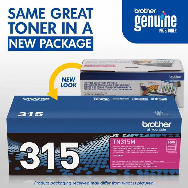 Alt view image 6 of 7 - ® TN-315M Magenta Toner Cartridge