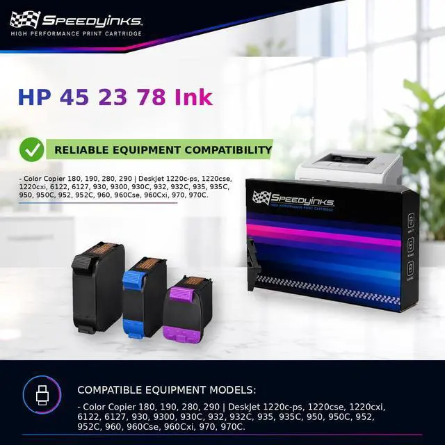 Alt view image 5 of 7 - Remanufactured Ink Replacement for HP 45 (Black, 8-Pack)