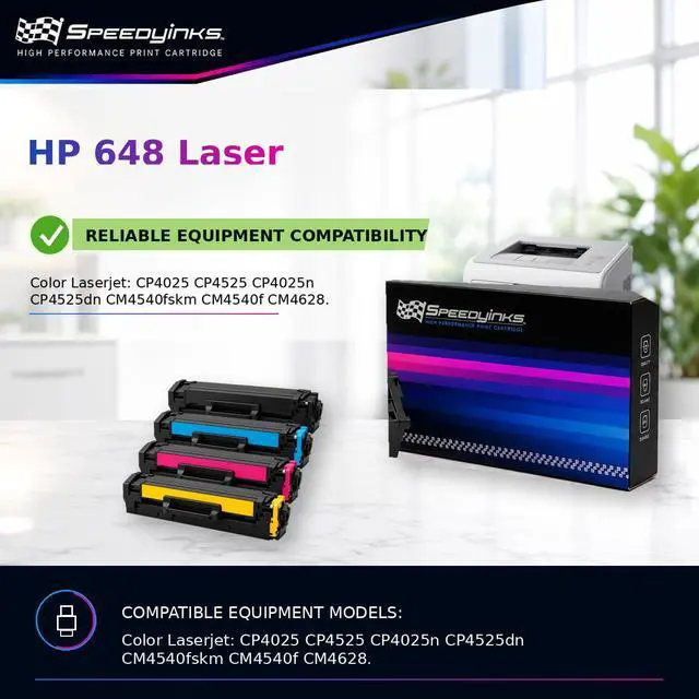 Alt view image 5 of 6 - Compatible Toner Replacement for HP 647-X (BKCMY, 4-Pk)