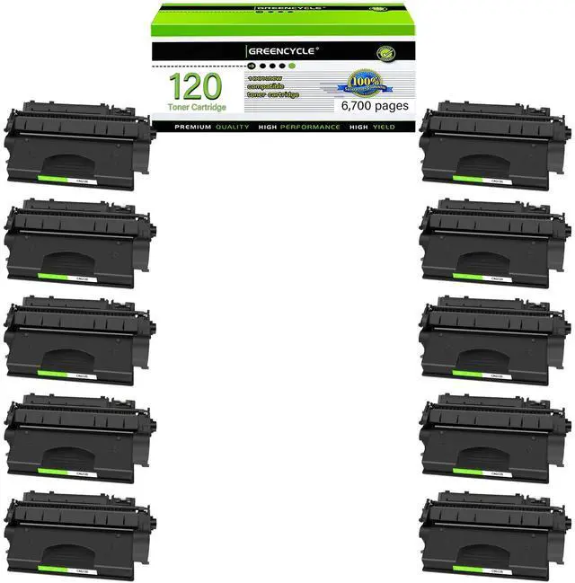 Main image of Compatible Toner Cartridge Replacement for Canon 120 CRG-120 2617B001 High Yield Work with ImageClass D1550 D1120 D1150 D1170 D1180 D1320 D1350 D1370 D1520 Printer (Black, 10-Pack)