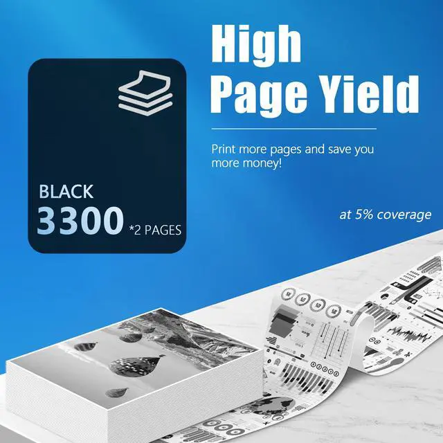 Alt view image 3 of 6 - 148A Toner Cartridge 2-Pack (with Chip) Replacement for HP 148A W1480A 148X W1480X 148 Black Toner Work for Laser Jet Pro 4001dw 4001dn 4001n MFP 4101fdw 4101fdn Printer Ink (W1480A Toner Cartridges)