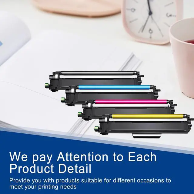 Alt view image 6 of 7 - TN-221 TN221 Toner Cartridges 4 Pack Replacement for Brother 221 TN221 TN225 Toner Cartridges MFC-9330CDW MFC-9340CDW HL-3170CDW HL-3140CW MFC-9130CW Printer (1Black/1Cyan/1Magenta/1Yellow)