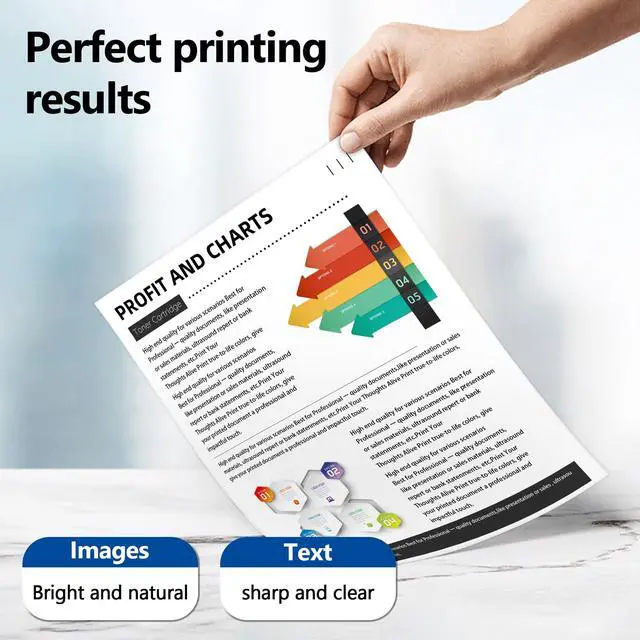 Alt view image 5 of 7 - 206A Black Cyan Magenta Yellow Toner Cartridges 4 Pack Set Replacement for HP 206A Toner Color Laserjet Pro MFP M283fdw M283cdw M283fdn M282nw M255dw M255nw M255dn Printer W2110A W2111A W2112A W2113A