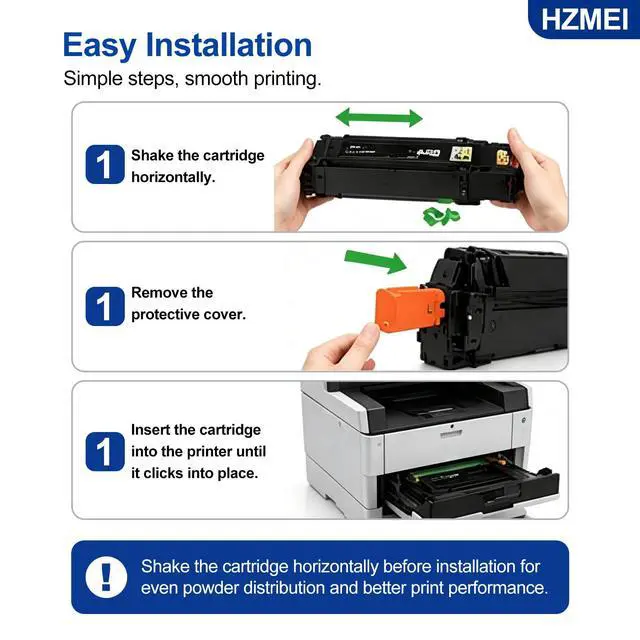 Alt view image 5 of 7 - B230 B225 B235 Black Toner Cartridge with New Chip Replacement for Xerox 006R04400 Black Toner Cartridge Work with Xerox B230 B225 B235 Printer(2-Pack,3000 Pages)