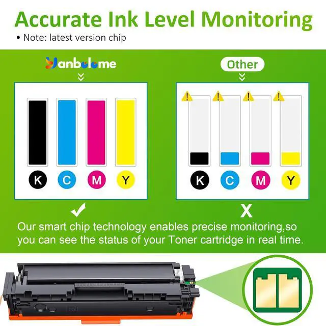 Alt view image 2 of 6 - 201X M277dw Toner Cartridge 5-Pack Replacement for HP 201X 201A Color Laser Jet Pro MFP M277dw M277c6 M252dw M252n M252 M277 M277n 277dw Ink Printer Black/Cyan/Magenta/Yellow