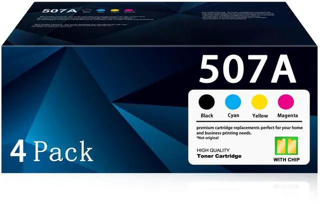Main image of 507A Toner Cartridge 4 Pack Replacement for HP 507A CE400A for Pro 500 Color MFP M570dn Enterprise 500 Color M575c M575dn M575f M551dn M551n M551xh Printer (Black Cyan Magenta Yellow)