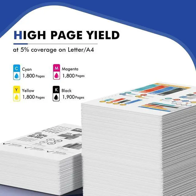 Alt view image 3 of 6 - 218A Toner Cartridges 4 Pack (with Chip) W2180A W2181A W2182A W2183A: Replacment for HP 218A 218X 3301fdw Toner Works with Color Laserjet Pro MFP 3301fdw 3201dw 3301cdw 3301sdw 3301 3201 Printer Ink