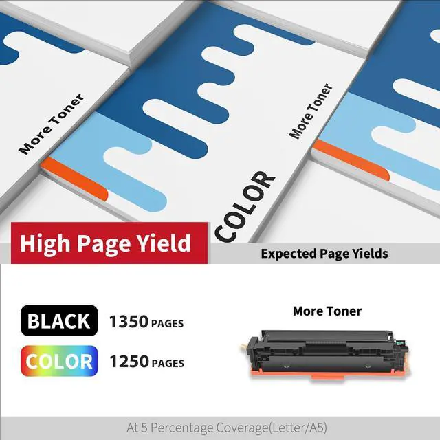 Alt view image 3 of 7 - 067 Toner Cartridges Compatible Replacement for Canon 067 067H Color ImageClass MF656Cdw LBP632Cdw MF654Cdw MF653Cdw LBP633Cdw Printers 4 Pack High Yield Ink (Black Cyan Magenta Yellow)