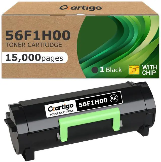 Main image of 56F1H00 Black High Yield Toner Cartridge 1 Pack Compatible with Lexmark MS321 MS421 MS521 MS621 MS622 MX321 MX421 MX521 MX522 MX622 Laser Printer (15,000 Pages)