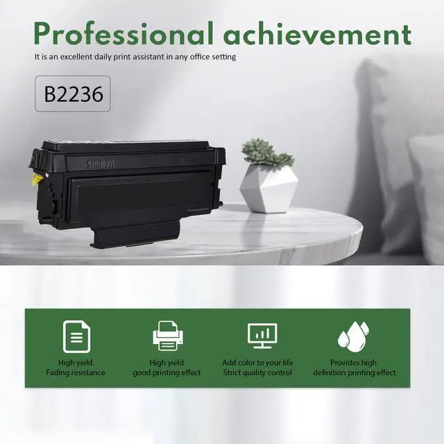 Alt view image 5 of 6 - B221H00 Black Toner Cartridge (1-Pack) Replacement for Lexmark B2236 High Yield Toner Cartridge B2236dw, MB2236adw Printer