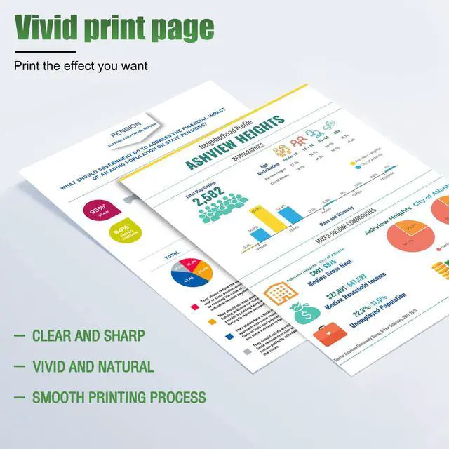 Alt view image 4 of 7 - 952XL High Yield Ink Cartridges Combo Pack Replacement for HP 952XL 952 Ink Cartridge Work with OfficeJet Pro 8710 7740 8720 8715 8210 8703 OfficeJet 8702 Printers (Black Cyan Magenta Yellow 4-Pack)