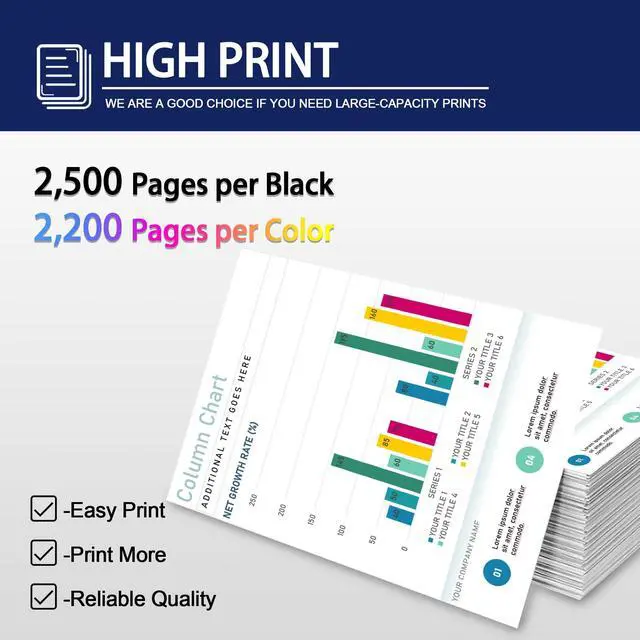 Alt view image 3 of 7 - TN221 TN225 High-Yield Toner Cartridge 4-Pack: Compatible Replacement for Brother TN221 TN225 | Works with MFC-9130CW HL-3170CDW HL-3140CW HL-3180CDW MFC-9330CDW (1BK,1C,1M,1Y)