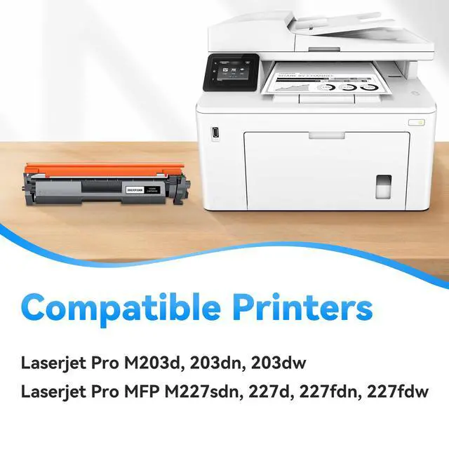 Alt view image 2 of 7 - 30X CF230X Toner Cartridges 2 Black Compatible for HP 30X CF230X 30A CF230A High Yield Toner Cartridges Compatible for LaserJet Pro MFP M227fdw M203dn M203dw M227fdn M227sdn M203d M227 M203 Printer