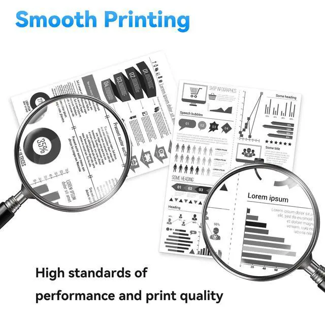 Alt view image 5 of 7 - 30X CF230X Toner Cartridges 2 Black Compatible for HP 30X CF230X 30A CF230A High Yield Toner Cartridges Compatible for LaserJet Pro MFP M227fdw M203dn M203dw M227fdn M227sdn M203d M227 M203 Printer