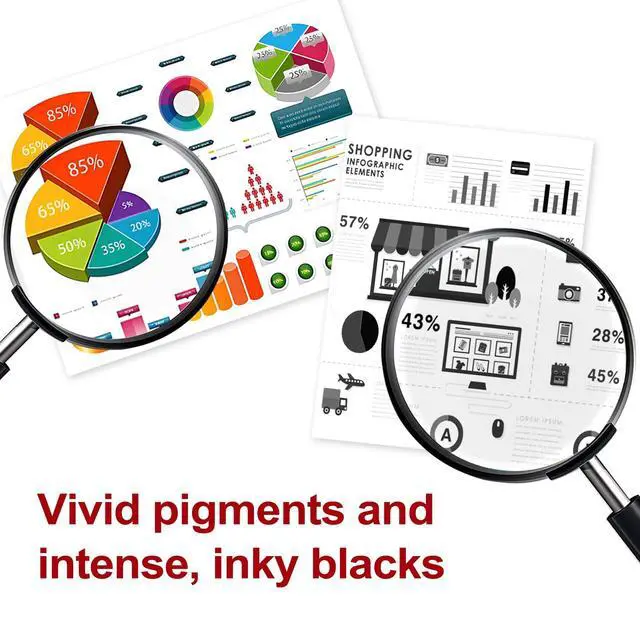Alt view image 4 of 7 - 206A Toner Cartridge 4 Pack with Chip Replacement for HP 206A W2110A Works for Pro M255dw M255nw MFP M282nw M283 Series Printers Black Cyan Yellow Magenta