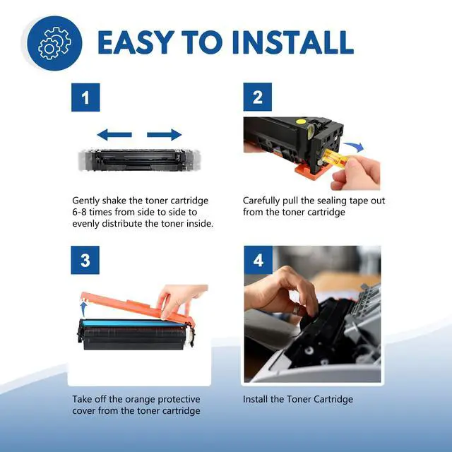 Alt view image 6 of 7 - 26A CF226A Toner Cartridges 2 Pack Replacement for HP 26A Black Work with Pro MFP M426fdw M426fdn M426dw Pro M402dn M402dne M402dw M402n Printer