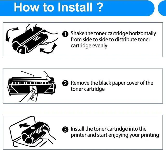 Alt view image 7 of 7 - 10 Pack Compatible Black Toner Cartridge Replacement for Samsung MLT-D101S MLTD101S D101S 101S Work with ML-2166W ML-2160 ML-2165 SCX-3405W ML-2165W SCX-3405FW SCX-3400 Printer