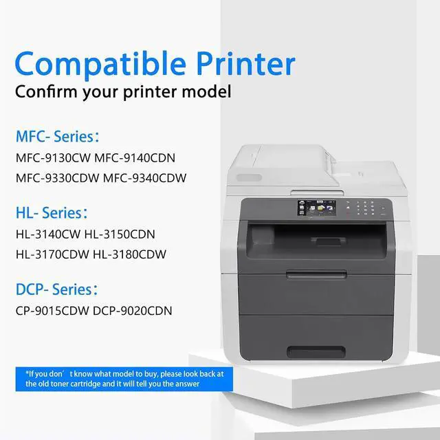 Alt view image 2 of 7 - TN 221 TN221 Toner Cartridges 4-Pack Replacement for Brother 221 TN-221 Toner Color Set Works for MFC-9330CDW HL-3170CDW HL-3140CW MFC-9140CDN MFC-9340CDW Printer Toner (Black,Cyan,Magenta,Yellow)