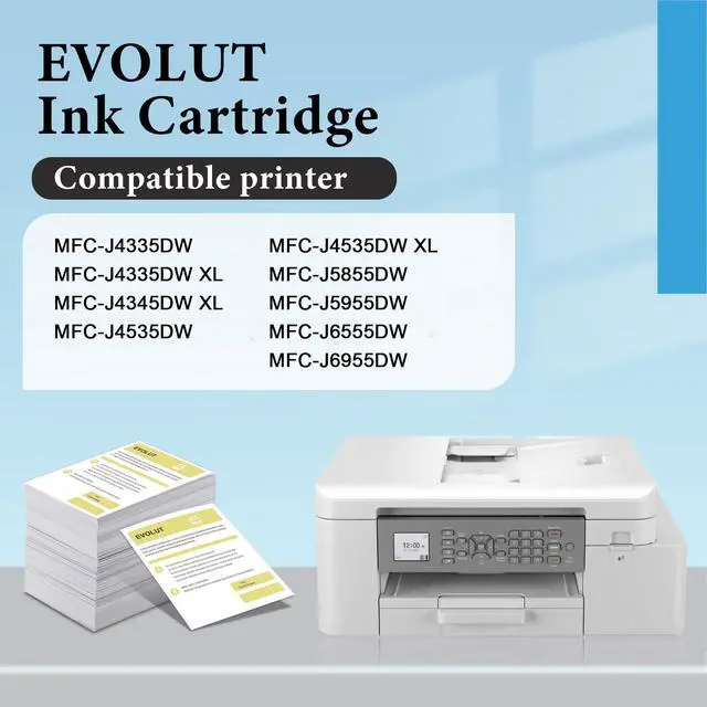 Alt view image 2 of 7 - Compatible Ink Cartridge Replacement for Brother LC406XL, Cyan, Magenta, Yellow, Black, 4 Pack