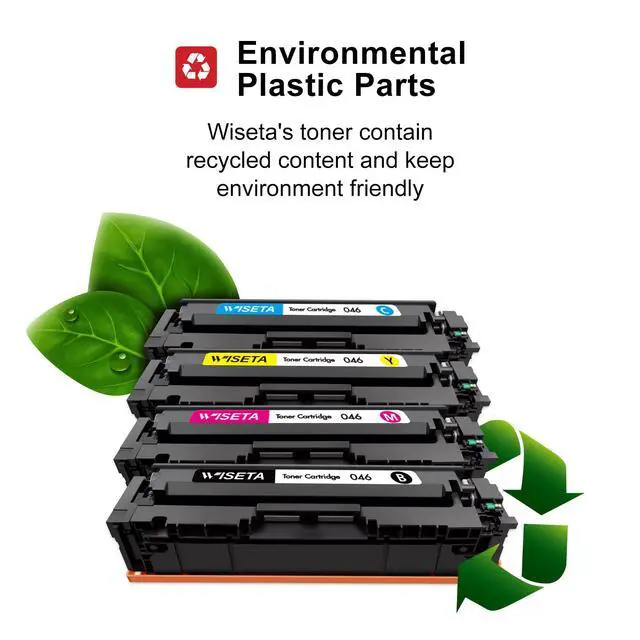Alt view image 6 of 7 - Compatible Toner Cartridge Replacement for Canon 46 (Black, Cyan, Magenta, Yellow 4 Pack)