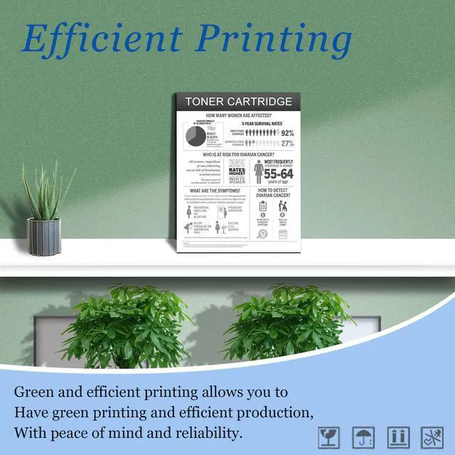 Alt view image 6 of 6 - 58D1H00 Black High Yield Toner Cartridge (1-Pack) - Replacement for Lexmark 58D1H00 Toner Cartridge MS725 MS821 MS822 MS823 MS824 MS825 MX721 MX722 MX725 Printer