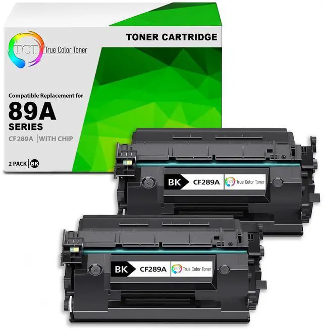 Main image of 89A Toner Cartridge 2 Pack - Premium Compatible Replacement for HP 89A CF289A Black Works with HP LaserJet Enterprise M507, MFP M528 Printers (5,000 Pages)