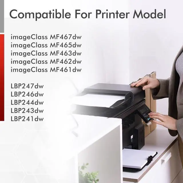 Alt view image 2 of 7 - 070 Black Toner Cartridge: Cartridge 070 2 Pack Compatible for Canon 070 070H CRG070 CRG-070 CRG070H CRG-070H Toner Cartridge for Canon imageCLASS MF465 MF462 LBP247 LBP246 Printer Ink