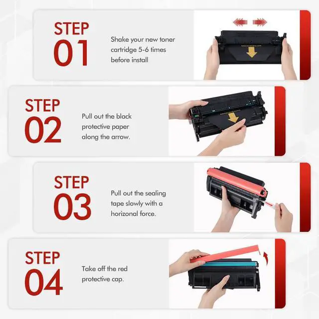 Alt view image 6 of 7 - 070 Black Toner Cartridge: Cartridge 070 2 Pack Compatible for Canon 070 070H CRG070 CRG-070 CRG070H CRG-070H Toner Cartridge for Canon imageCLASS MF465 MF462 LBP247 LBP246 Printer Ink