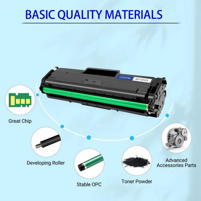 Alt view image 4 of 7 - 10 Pack Compatible Black Toner Cartridge Replacement for Samsung MLT-D101S MLTD101S D101S 101S Work with ML-2166W ML-2160 ML-2165 SCX-3405W ML-2165W SCX-3405FW SCX-3400 Printer