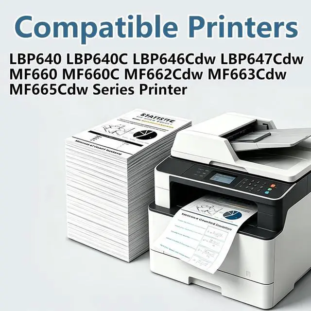 Alt view image 2 of 7 - 075 Toner Cartridges (with chip) 1500 Pages Compatible with Canon 075 075 H Toner Work for Canon Color Image Class MF662Cdw MF663Cdw MF665Cdw LBP646Cdw LBP647Cdw LBP640 MF660 Printer, 4-Pack