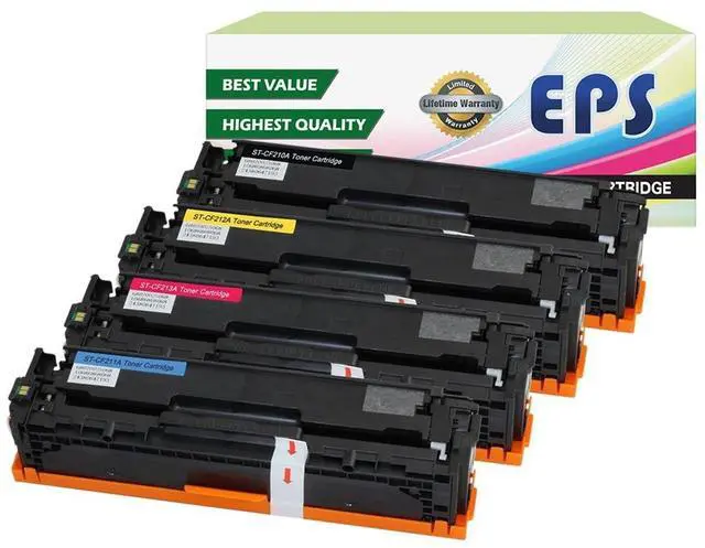 Main image of Compatible Toner Cartridge Replacement for HP 131X CF210X 131A HP Laserjet Pro 200 Color MFP M276nw M251nw M251n M276n CF210A CF211A CF212A CF213A Toner (Black Cyan Yellow Magenta, Color Set)