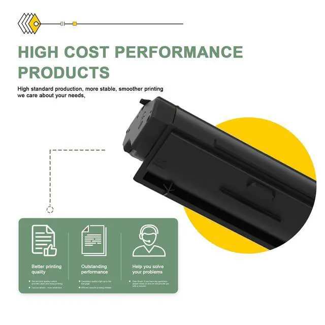 Alt view image 5 of 7 - 55B1000 Black Toner Cartridge(1-Pack) - Lvan Compatible 55B1000 High Yield Toner Cartridge Replacement for Lexmark MS331dn, MS431dn, MS431dw, MX331adn, MX431adn, MX431adw, MX432adwe Printer