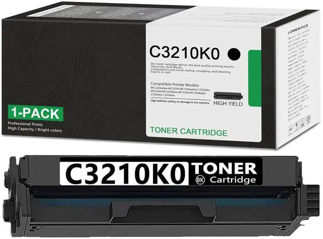 Main image of C3210K0 High Yield Toner Cartridge Replacement for Lexmark C3210K0 MC3224i MC3426i MC3326i C3326dw C3426dw C3224dw MC3426adw MC3224dwe MC3224adwe MC3326adwe Printer, 1 Pack Black