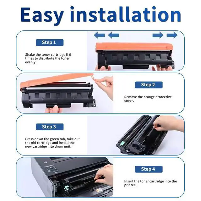 Alt view image 6 of 6 - K407S High Yield Toner Cartridge Replacement for Samsung 407 407S CLT-K407S Compatible with Samsung Xpress CLX-3180 CLX-3185FW CLX-3185N CLP-320 CLP-320N Printer (Black,Cyan, Magenta, Yellow, 4 Pack)