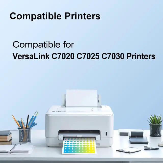 Alt view image 2 of 6 - C7020 C7025 C7030 High Yield Toner Cartridge Compatible Xerox VersaLink C7020 C7025 C7030 C7035 Printer-106R03737 106R03738 106R03739 106R03740 Toner (Black Magenta Cyan Yellow)