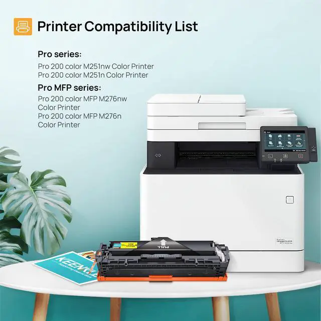 Alt view image 2 of 7 - Compatible Laserjet Toner Catridge Replacement for HP 131X (Black, Cyan, Magenta and Yellow, 4-Pack)