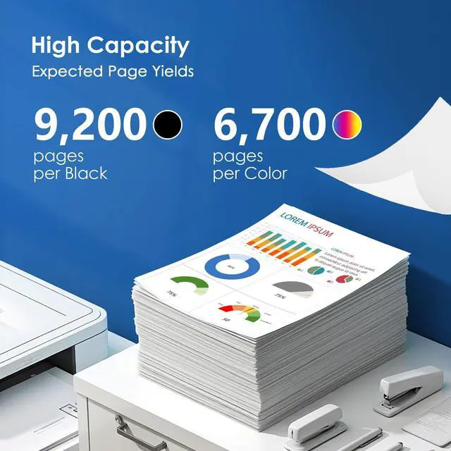 Alt view image 3 of 6 - TN810 Toner Cartridge 4-Pack Replacement for Brother TN810 TN810XL TN-810 TN-810XL MFC-L9610CDN HL-L9410CDN HL-L9430CDN MFC-L9630CDN HL-L9470CDN HL-EX470W Printer (BK/C/M/Y)