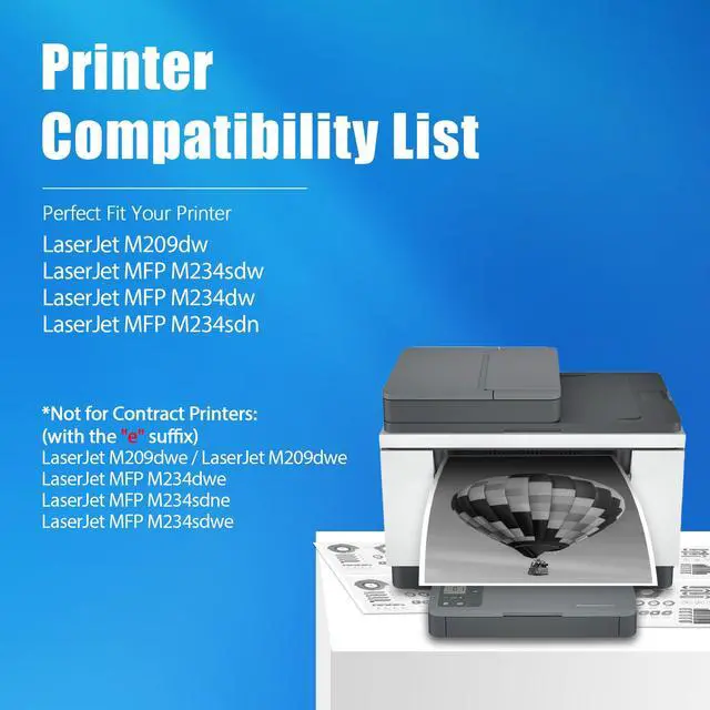 Alt view image 2 of 6 - 134A Toner Cartridge Compatible with HP 134A Black Toner Cartridge, W1340A W1340X 134X High Yield Replacement for HP LaserJet M209dw M209d M234dw M234sdw M234sdn Printer, 2 Pack Black
