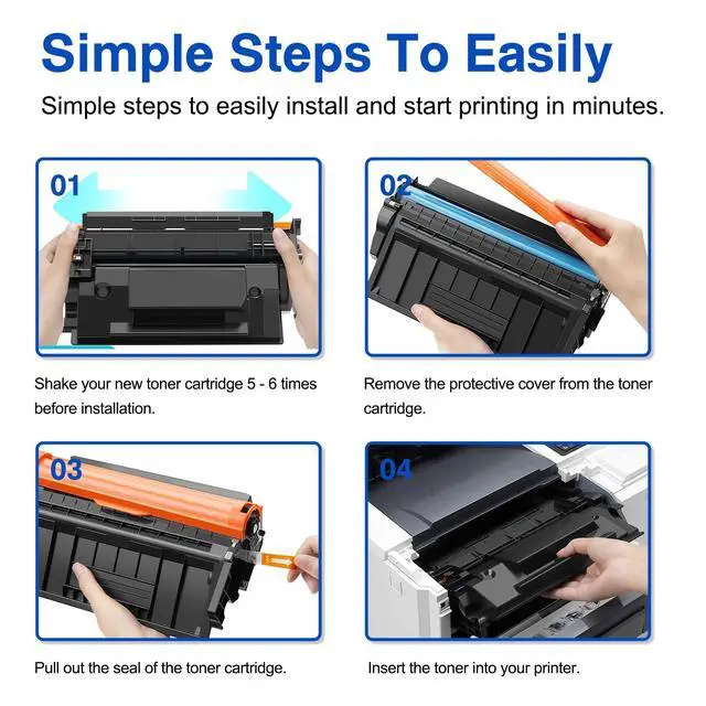 Alt view image 7 of 7 - 89A Black Toner Cartridge (with Chip) 2-Pack | 5000 Pages High Yield | Replacement for HP 89A CF289A 89X CF289X | For LaserJet Enterprise M507 M507n M507dn M507x MFP M528dn M528f M528c M528z Printers