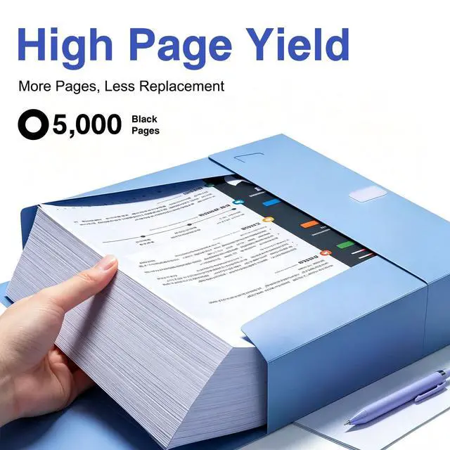 Alt view image 3 of 7 - 89A Black Toner Cartridge (with Chip) 2-Pack | 5000 Pages High Yield | Replacement for HP 89A CF289A 89X CF289X | For LaserJet Enterprise M507 M507n M507dn M507x MFP M528dn M528f M528c M528z Printers