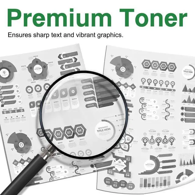 Alt view image 4 of 7 - B341H00 High Yield Black Toner Cartridge 1-Pack, Compatible Replacement for Lexmark B341H00, Work with B3340dw B3442dw MB3442adw MB3442i Printer