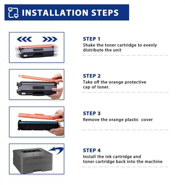 Alt view image 5 of 7 - 201A Toner Cartridges 4 Pack Replacement for HP 201A 201X CF400A CF401A CF402A CF403A Toner Works with Color Pro MFP M277dw M252dw M277n M277c6 M252n M277 Printer Ink (BK/C/M/Y)