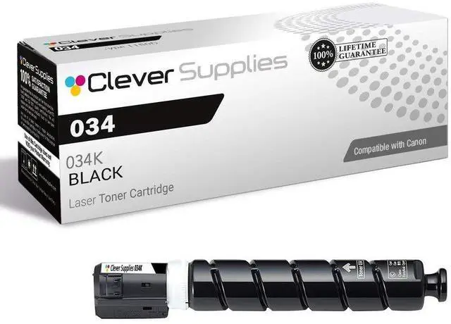Main image of CS Compatible Toner Cartridge Replacement with Canon 034 034K Black ImageClass MF810Cdn MF820Cdn Toner Cartridge Black