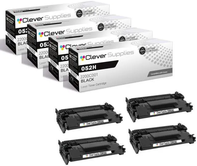 Main image of CS Compatible Toner Cartridge Replacement for Canon 052H 2200C001 Black ImageClass LBP214dw LBP215dw MF424dw MF426dw MF429dw Toner Cartridge 4 Pack